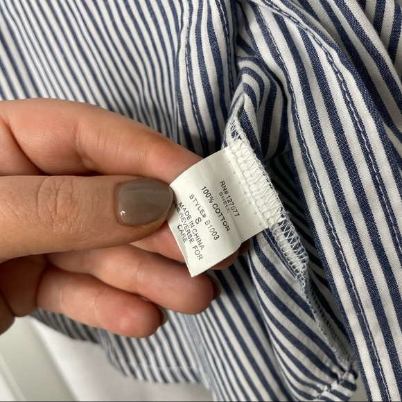 OVI Striped Button Down Top - Picture 4 of 5